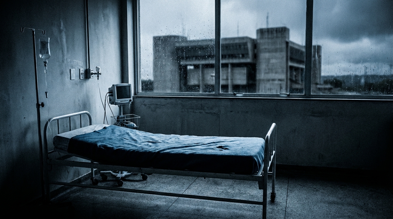 Fachada da Superintendência da Polícia Federal em Brasília sob céu nublado.