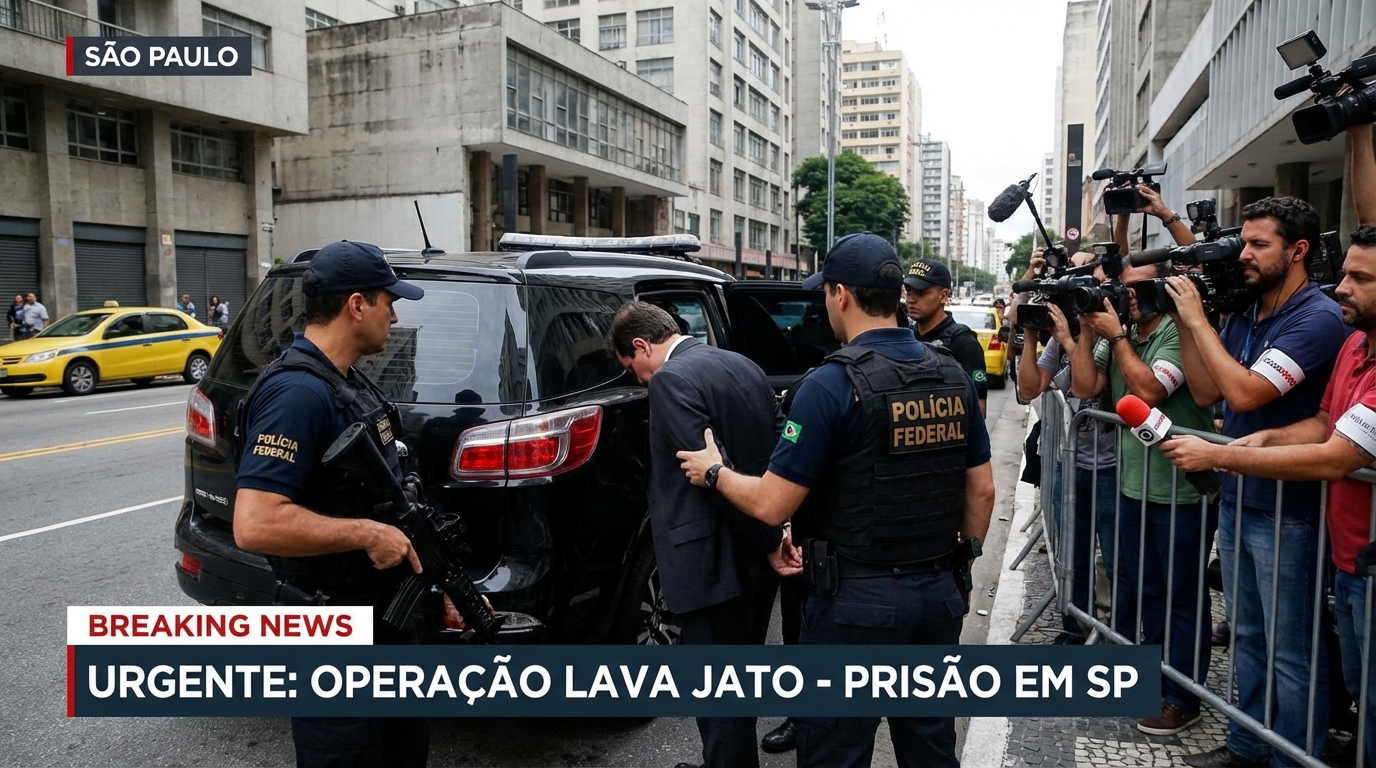 Prisão Daniel Vorcaro operação Polícia Federal viatura